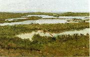 Albert Bierstadt A River Estuary oil painting